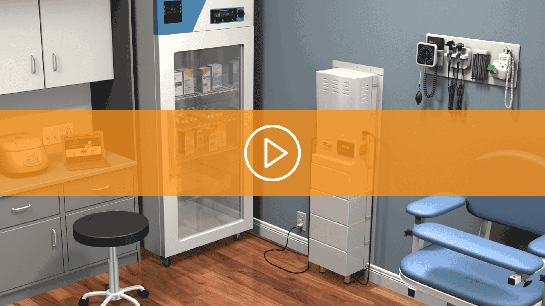 Standalone medical case for secure equipment storage